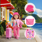 WONDOLL 26 piezas de ropa y accesorios para muñecas americanas