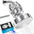BBLIFE Cabezal de ducha filtrado KDF certificado NSF para agua dura+cabeza