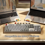 Keychron Teclado mecánico con cable de tamaño completo C2, interruptor