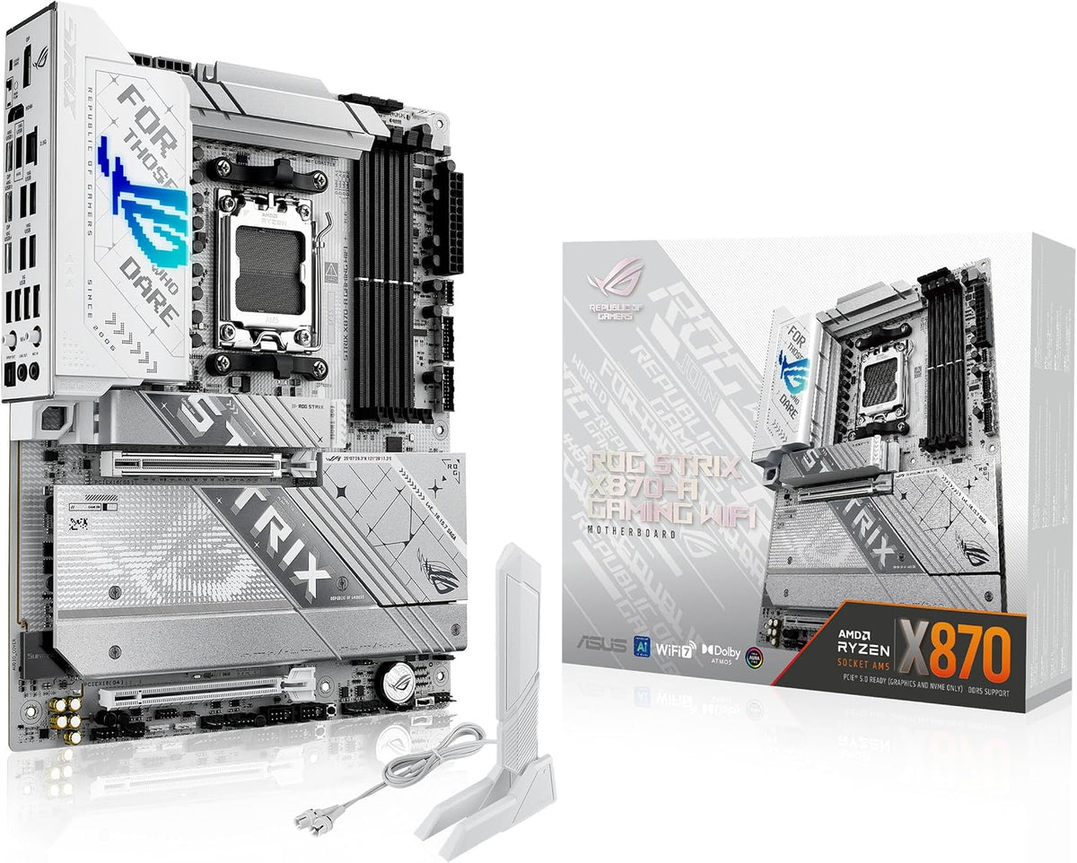 ASUS ROG Strix X870-A Gaming WiFi AMD AM5 X870 ATX Placa base 16+2+...
