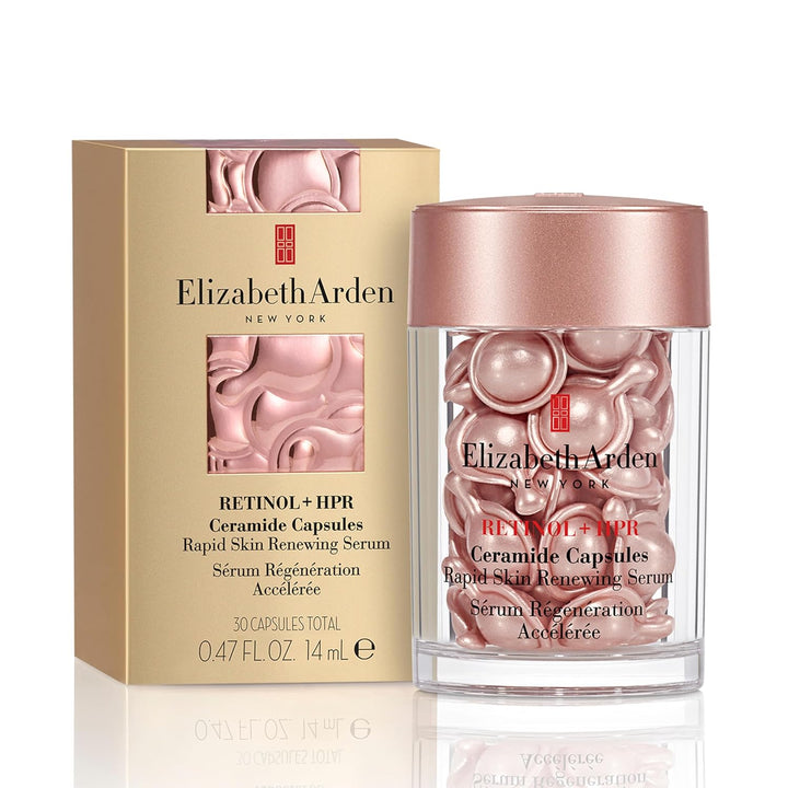 Cápsulas de suero facial de retinol + HPR de ceramidas de Elizabeth...