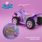 Peppa Pig - ATV de 6 V para niños con batería recargable