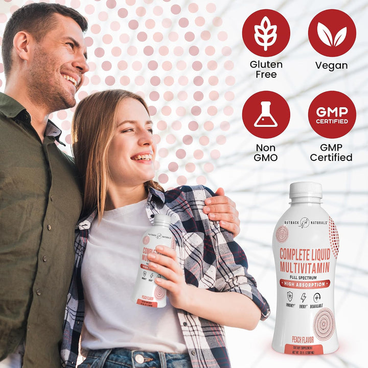 Outback Naturals Multivitamínico líquido completo: mezcla de vitami...