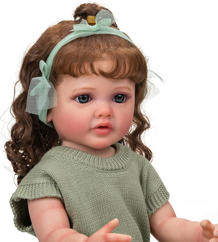 KAWAYII Muñecas de bebé renacidas de 22 pulgadas para niños pequeño...