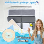 Juego de rodilleras y coderas de baño para bebé, tapete de baño de espuma viscoelástica de 1.5 pulgadas de grosor