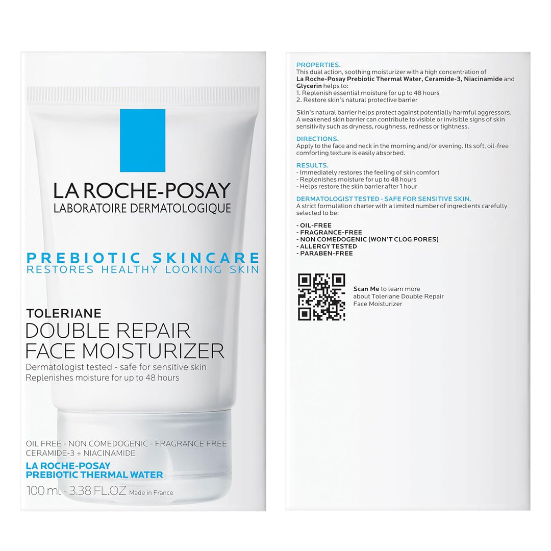 La Roche-Posay Toleriane Double Repair Face Moisturizer, Daily Mois...
