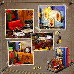 Juego de construcción de sujetalibros de detective con