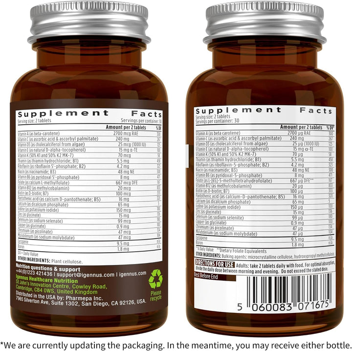 Neurobalance + multivitamínico y minerales para hombres paquete veg...