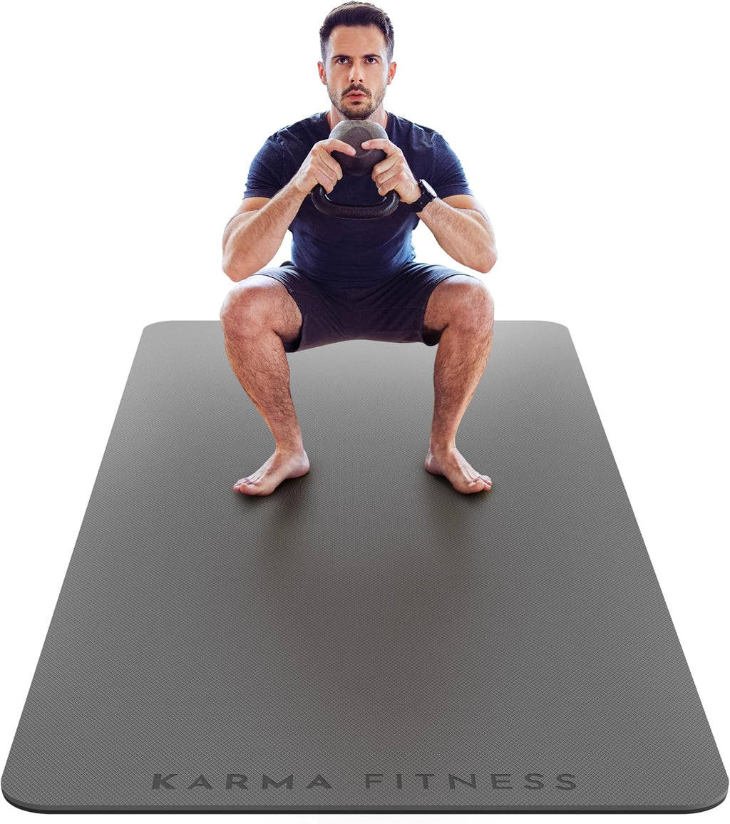 Esterilla de entrenamiento grande – Tapete de ejercicio extra grueso de