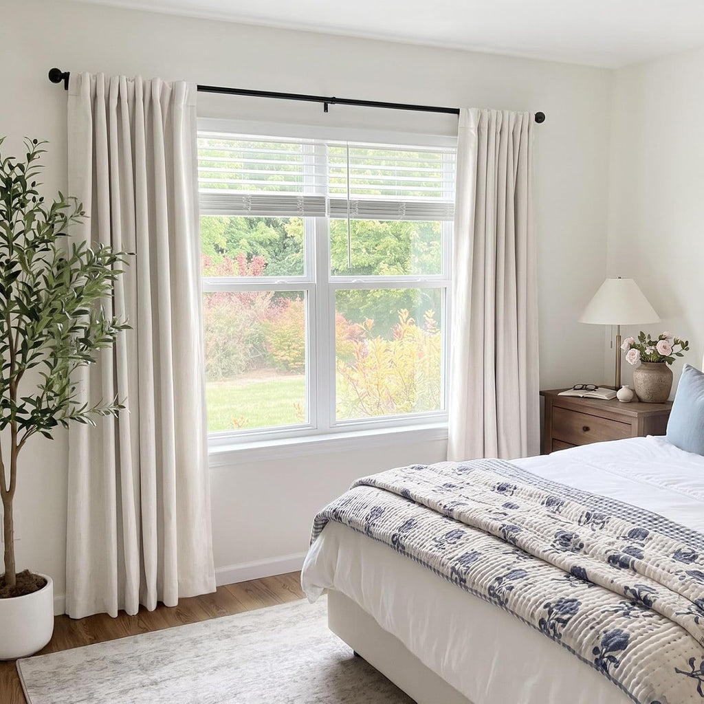 INOVADAY - Cortinas opacas 100% para dormitorio, cortinas opacas de 84