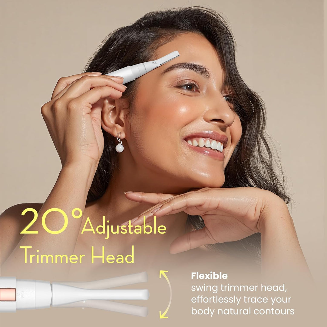 OLOV slim Depilación facial para mujeres, recortadora de cejas sin...