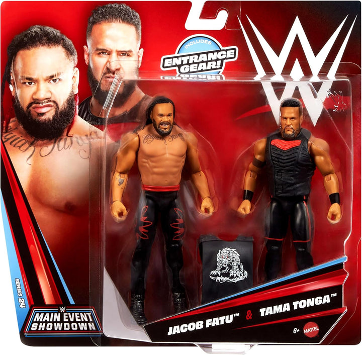 Mattel WWE Main Event Showdown Figuras de Acción Paquete de 2 con A...