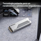 Bestoss SSD PCIe Gen4 NVMe M.2 2280 de 1 TB con disipador de calor