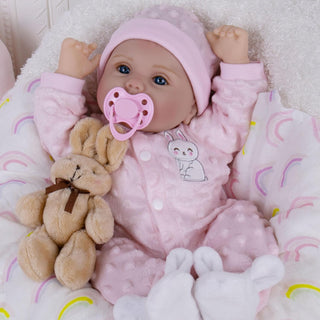 Milidool Muñecas de bebé Reborn de 18 pulgadas, muñeca realista de...