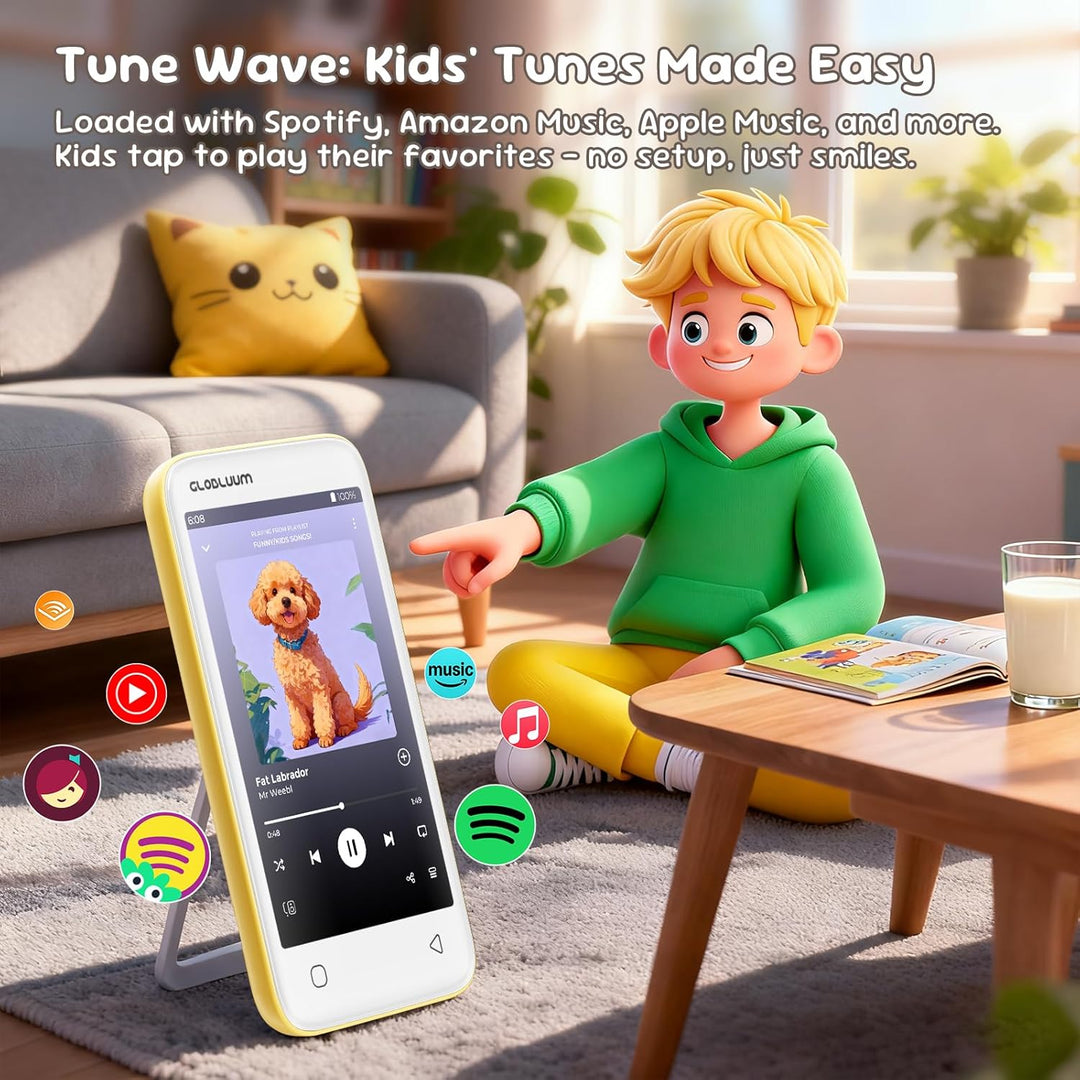 Reproductor de MP3 para niños, controles parentales, 16 GB, compati...