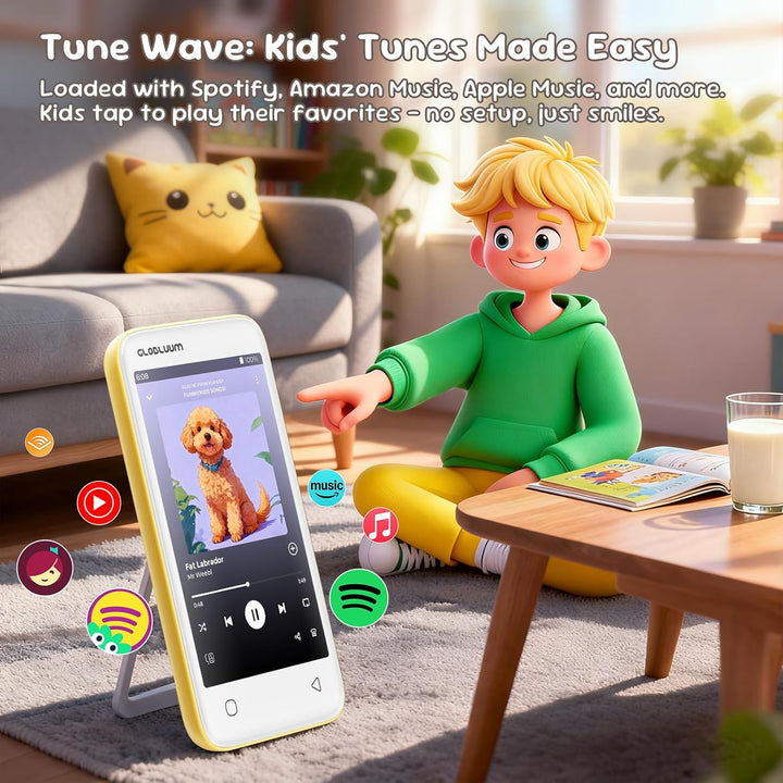 Reproductor de MP3 para niños, controles parentales, 16 GB, compati...