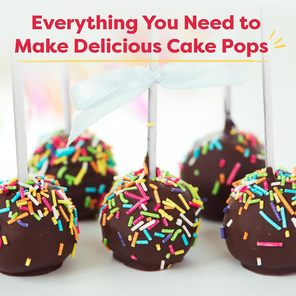 Baketivity Kit para Hornear Cake Pops para Niños con Ingredientes Pre-medidos