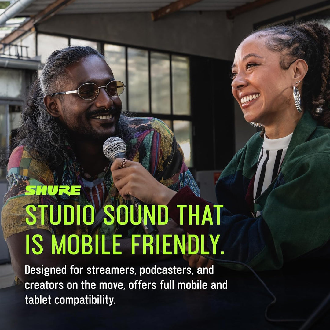 Shure MVX2U Gen 2 XLR a USB-C Interfaz de audio digital, certificad...