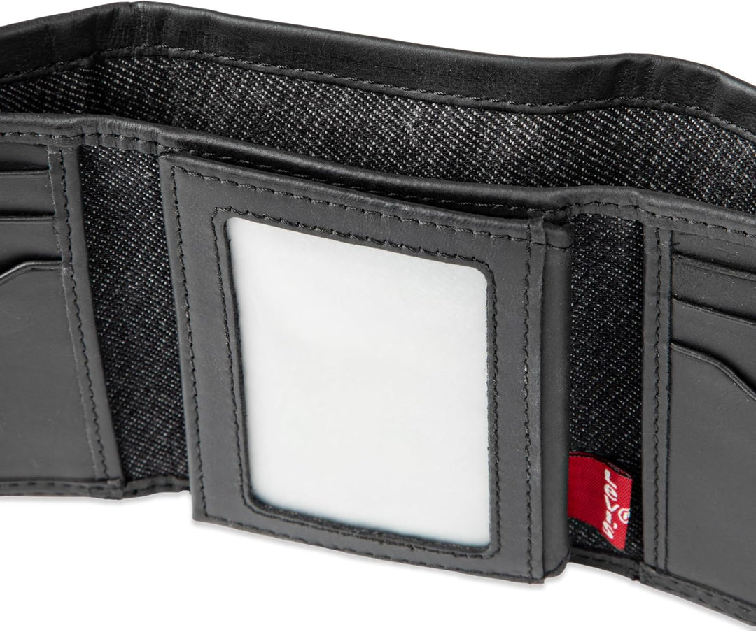 Levi's Billetera triple RFID para hombre, elegante y delgada, i...