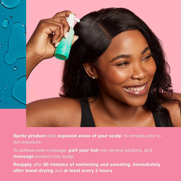 COOLA Organic Scalp Spray &amp; Hair Sunscreen Mist with SPF 30, De...