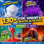 Science Experiment Kit para Kids 6-12, STEM Chemistry Set con Volcano