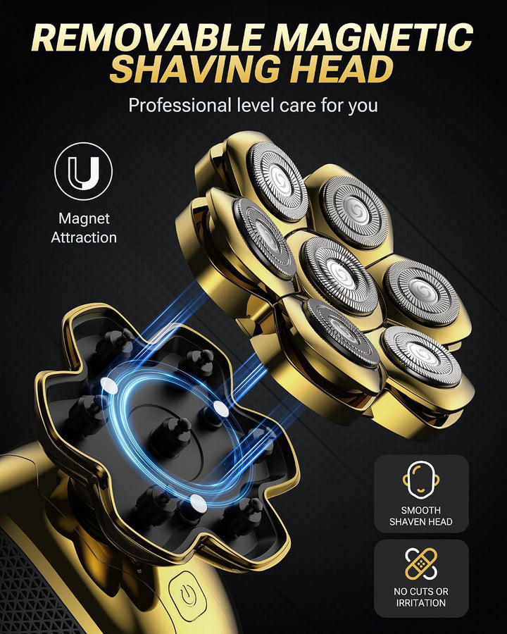 Feysfew Afeitadora de cabeza para hombres calvos, maquinilla de afe...
