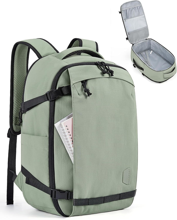BAGSMART Mochila de viaje de mano, mochila de viaje grande de 17.3...