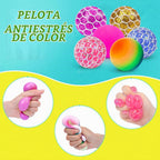 Paquete de 24 bolas antiestrés, bolas esponjosas, bolas para apretar para adultos, bolas de alivio del estrés, rellenos de caja de premios, recuerdos de fiesta