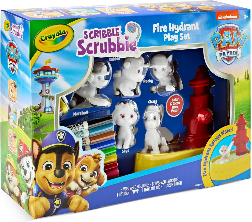 Crayola Scribble Scrubbies - Juego de juguetes de la Patrulla Canina