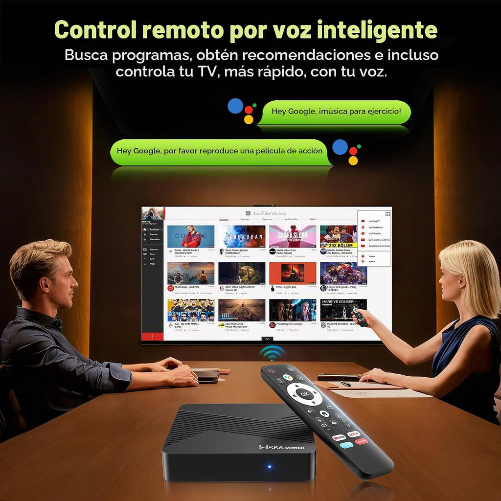 2026 Android 14 TV Box, Android Box RK3528A Quad-Core para Smart TV