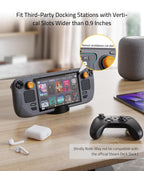 Syntech Funda protectora de silicona para Steam Deck OLED y LCD - Gris