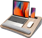 HUANUO Escritorio de regazo para laptop con cojín, apto para portátiles de