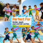 Pistolas de agua para niños y adultos, juguete de pistola de chorro de espuma de alta capacidad, juguetes acuáticos divertidos de verano para juegos de piscina al aire libre en la playa