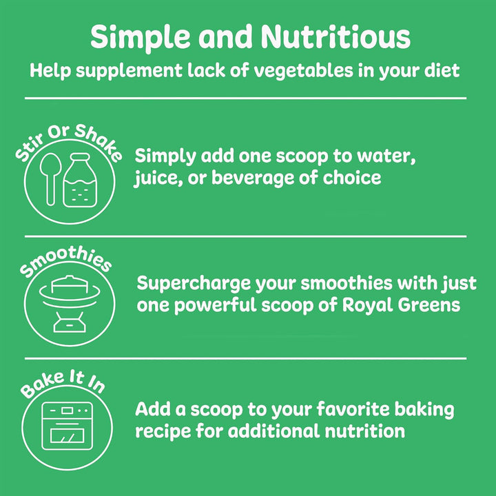 New Vitality Royal Greens Ultra Superfood | Polvo vegetal saludable...