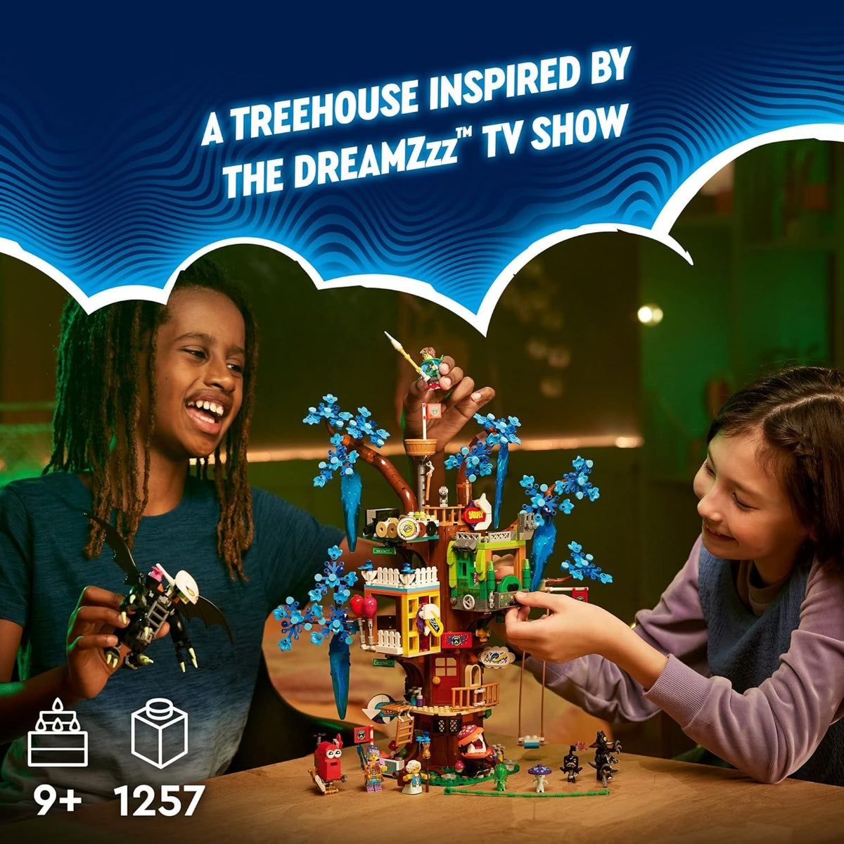 LEGO DREAMZzz Casa del árbol fantástica 71461 cuenta con 3