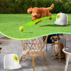 ALL FOR PAWS - Lanzador automático de bolas para perros, juguete interactivo para perros pequeños a medianos, máquina lanzadora de mascotas recargable para jugar en interiores y exteriores