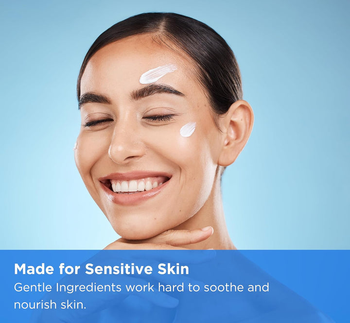Crema facial para dermatitis seborreica para pieles sensibles, hidr...