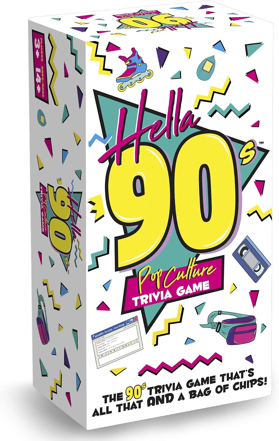 Buffalo Games Hella 90s Hip Hop Trivia Juego de cartas para adultos, 400