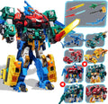 QUANTUM HEROES DINOSTER Robot 4 en 1 Mega Metatron 16.1in - Edades 5+