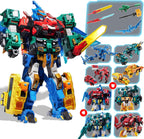 QUANTUM HEROES DINOSTER Robot 4 en 1 Mega Metatron 16.1in - Edades 5+