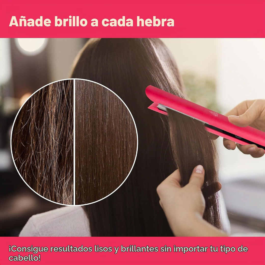 Evalectric Pro Titanium - Plancha plana de 1.25 pulgadas, doble vol...