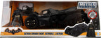 Jada DC Comics Batman 2015 Arkham Knight Batmobile y figura metálica Batman Vehículo coleccionable fundido a presión, negro, escala 1:24