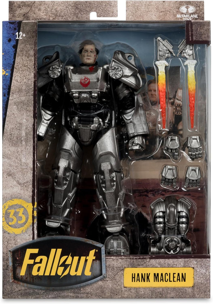 McFarlane Toys - Figura de acción de lujo Fallout Hank MacLean de 7...