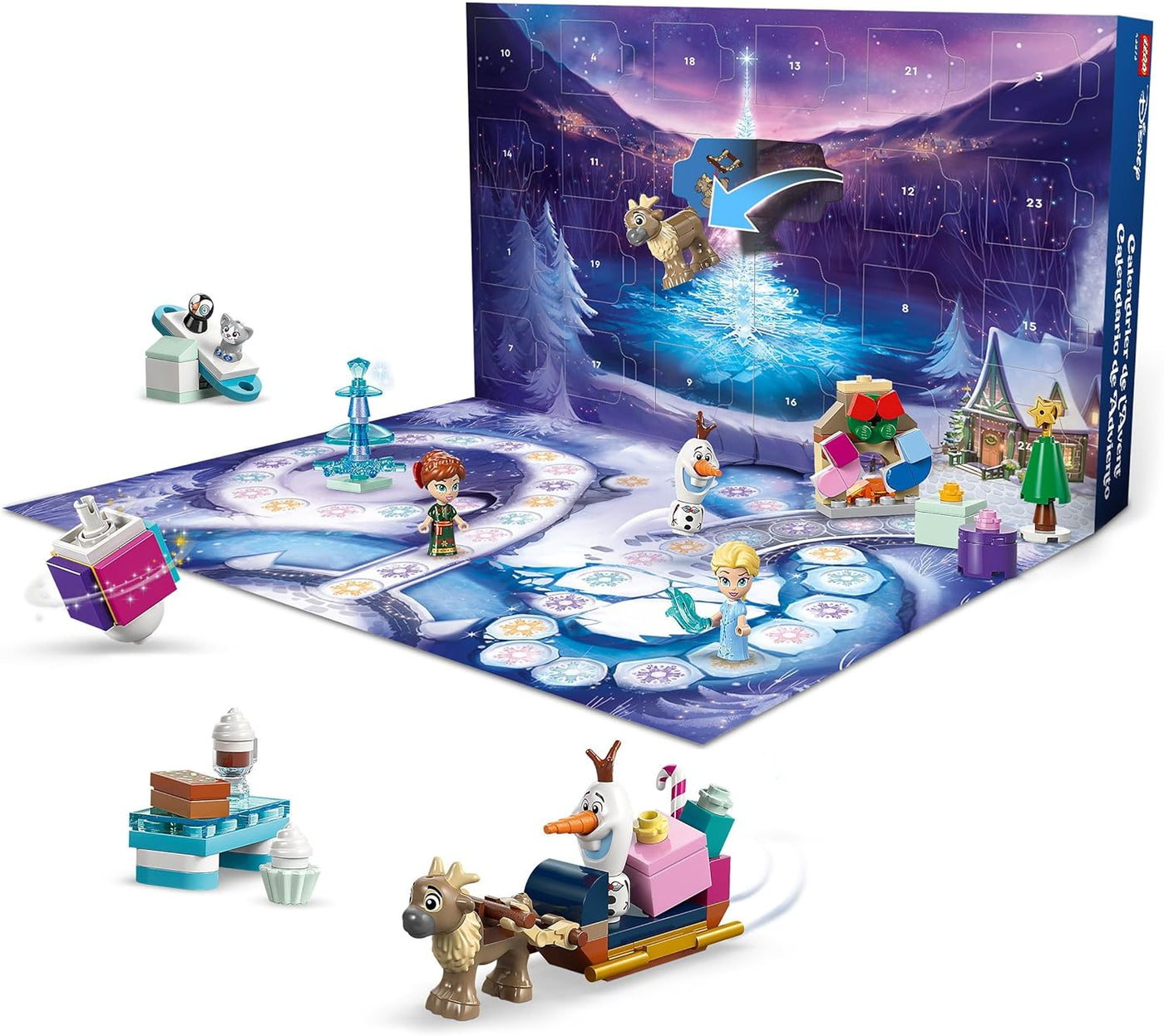 Lego - Disney Princess 43273 Calendario de Adviento Frozen 2025, ju...