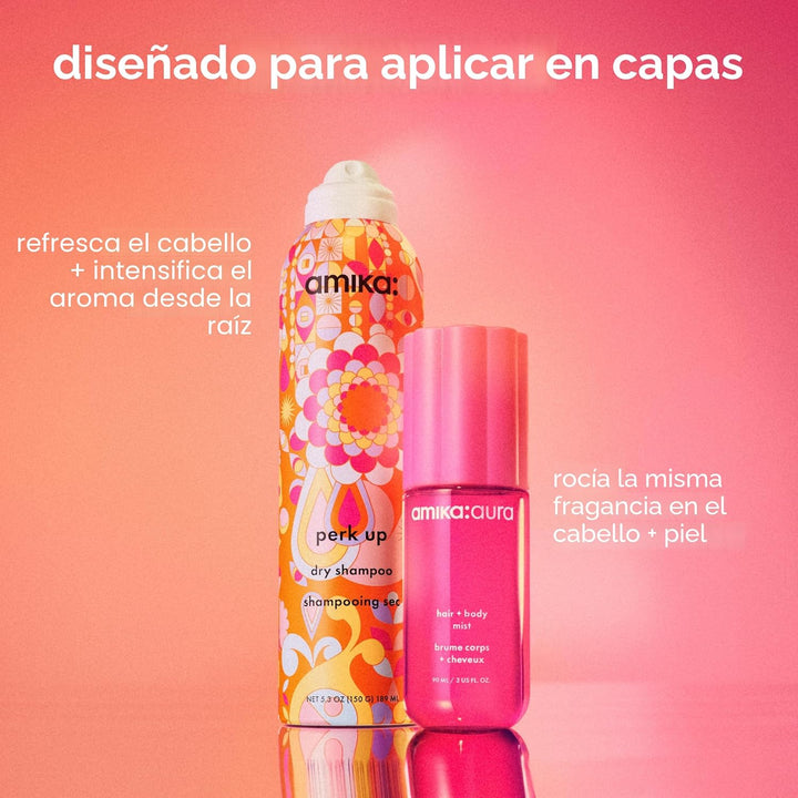 amika: aura rocío para cabello y cuerpo | pomelo rosa, albaricoque...