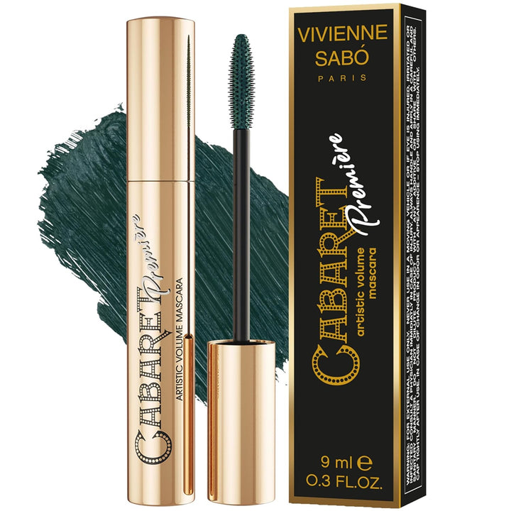 Vivienne Sabó Cabaret Premiere - Máscara de pestañas verde, volumen...