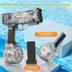 Pistola de agua eléctrica con 2 baterías recargables, pistolas de agua para adultos