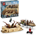 LEGO Star Wars: Return of the Jedi Desert Skiff & Sarlacc Pit, juego de construcción de vehículos con minifigura Nien Nunb del 25 aniversario, juguete coleccionable para fanáticos de Star Wars, regalo