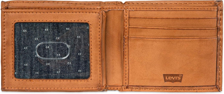 Levi's Cartera delgada para hombre con capacidad extra y bloque...