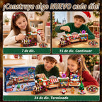 HOGOKIDS Calendario de Adviento 2026 Juguete de construcción de tren de pan